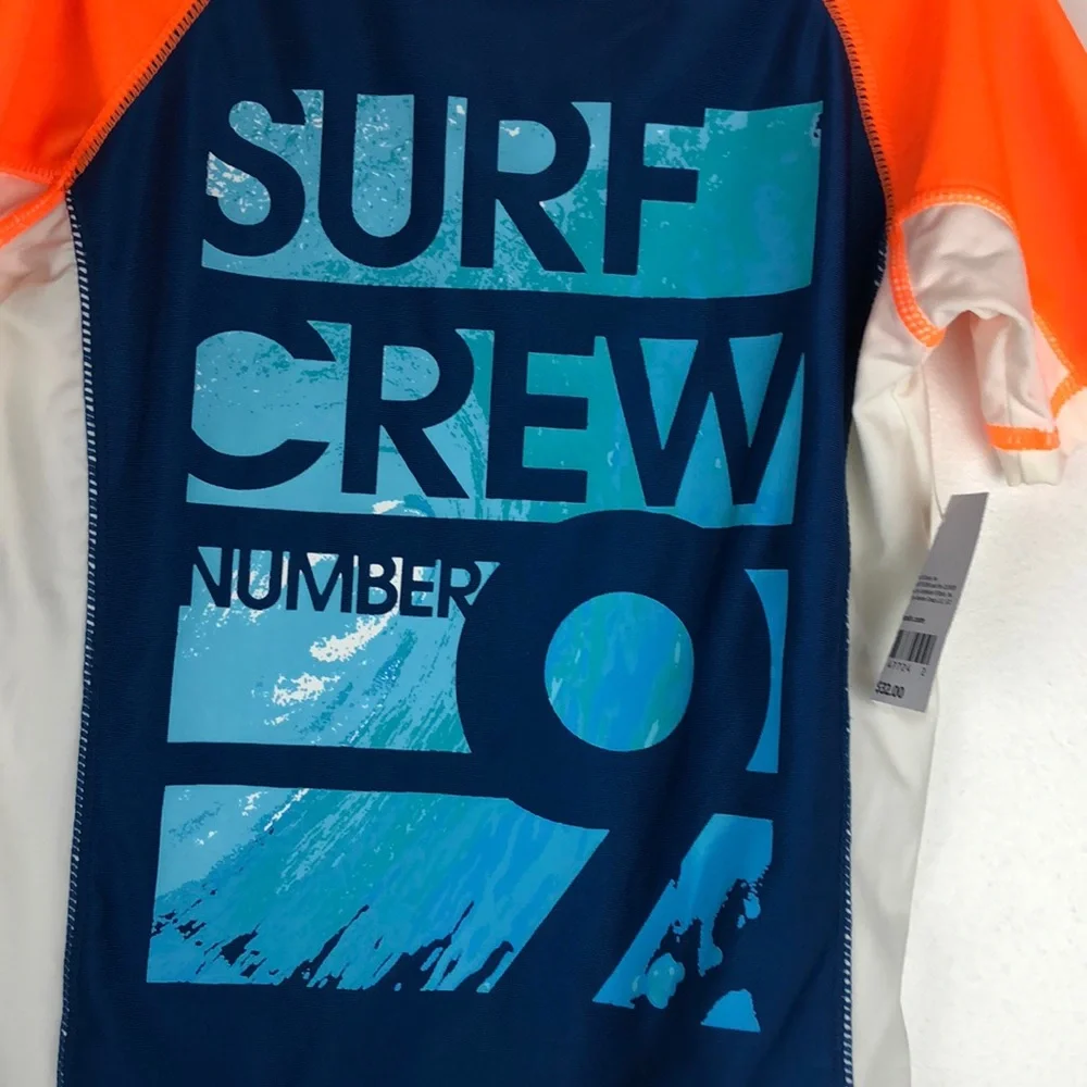 OshKosh B’gosh l NWT Orange & Blue Surf Rash-guard